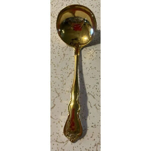 Wallace Gold Discretion Pattern Flatware Electroplate‎ Serving Ladle Spoon NEW